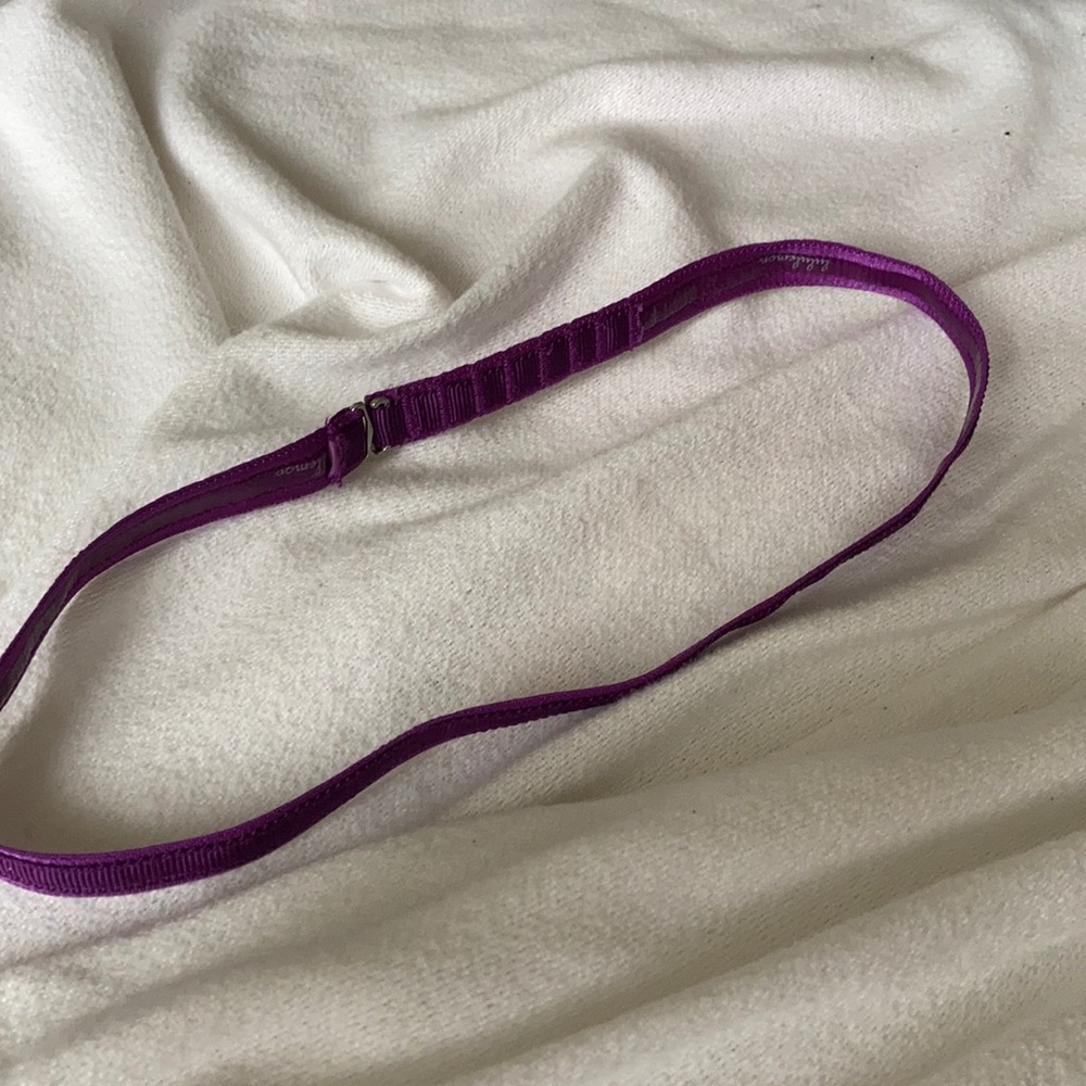 Lululemon purple headband